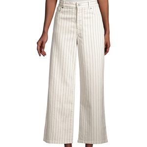 WEEKEND MAXMARA NEO STRIPED CULOTTES JEANS 10